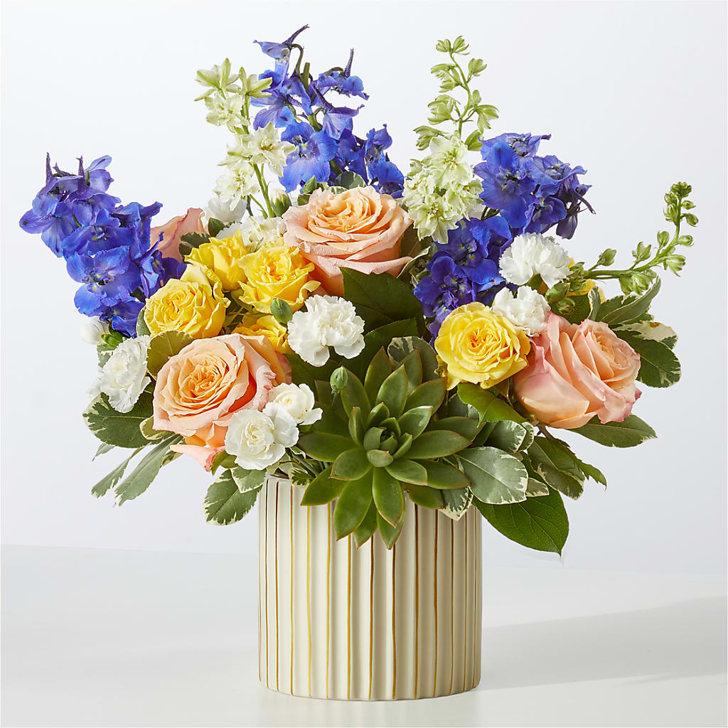 Cobalt Reverie Bouquet – Loop Flower Studio, Chicago IL
