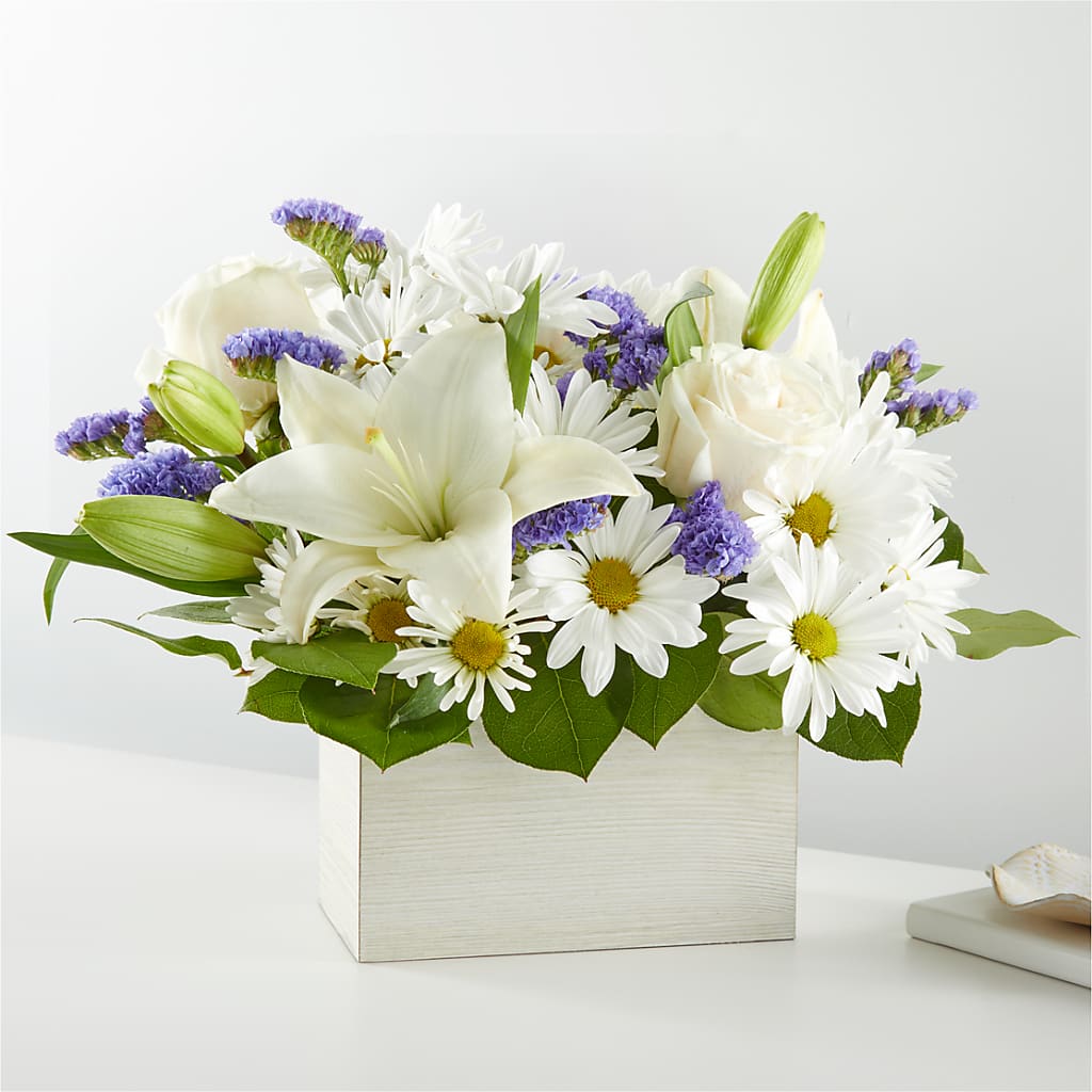 Beyond Blue Box Bouquet – Loop Flower Studio, Chicago IL