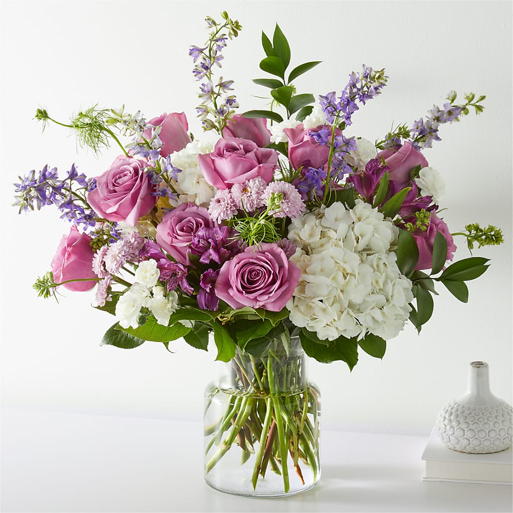 Violet Caress Bouquet – Loop Flower Studio, Chicago IL
