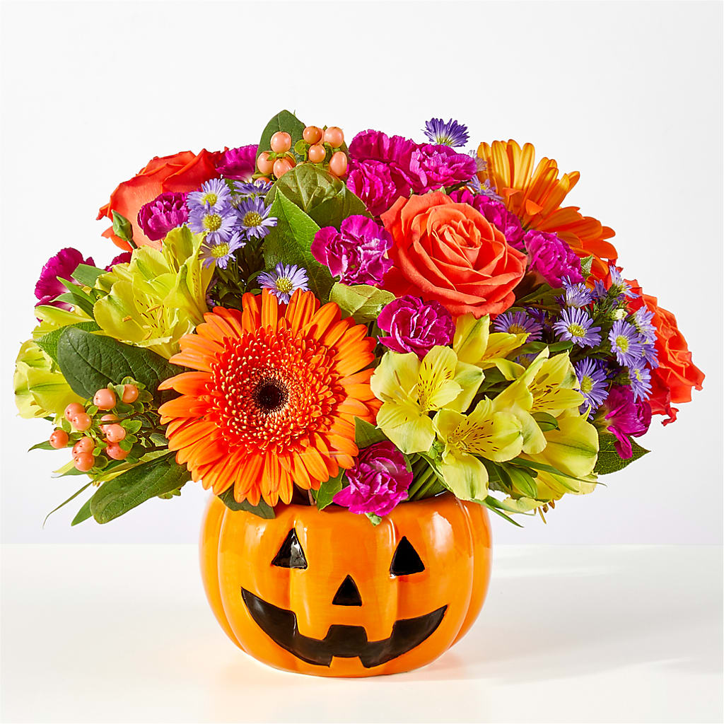 Tricks & Treats Pumpkin – Loop Flower Studio, Chicago IL