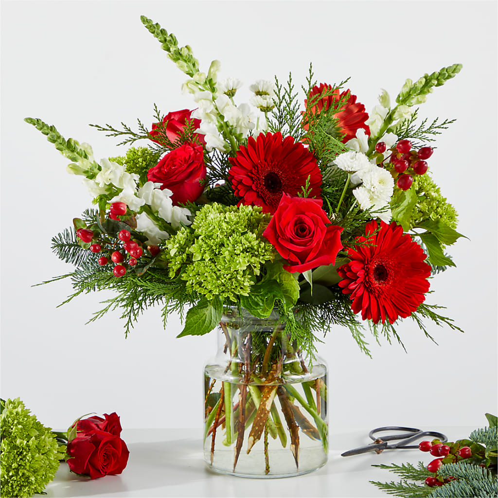 Merry Moment Bouquet – A Florist Original – Loop Flower Studio, Chicago IL
