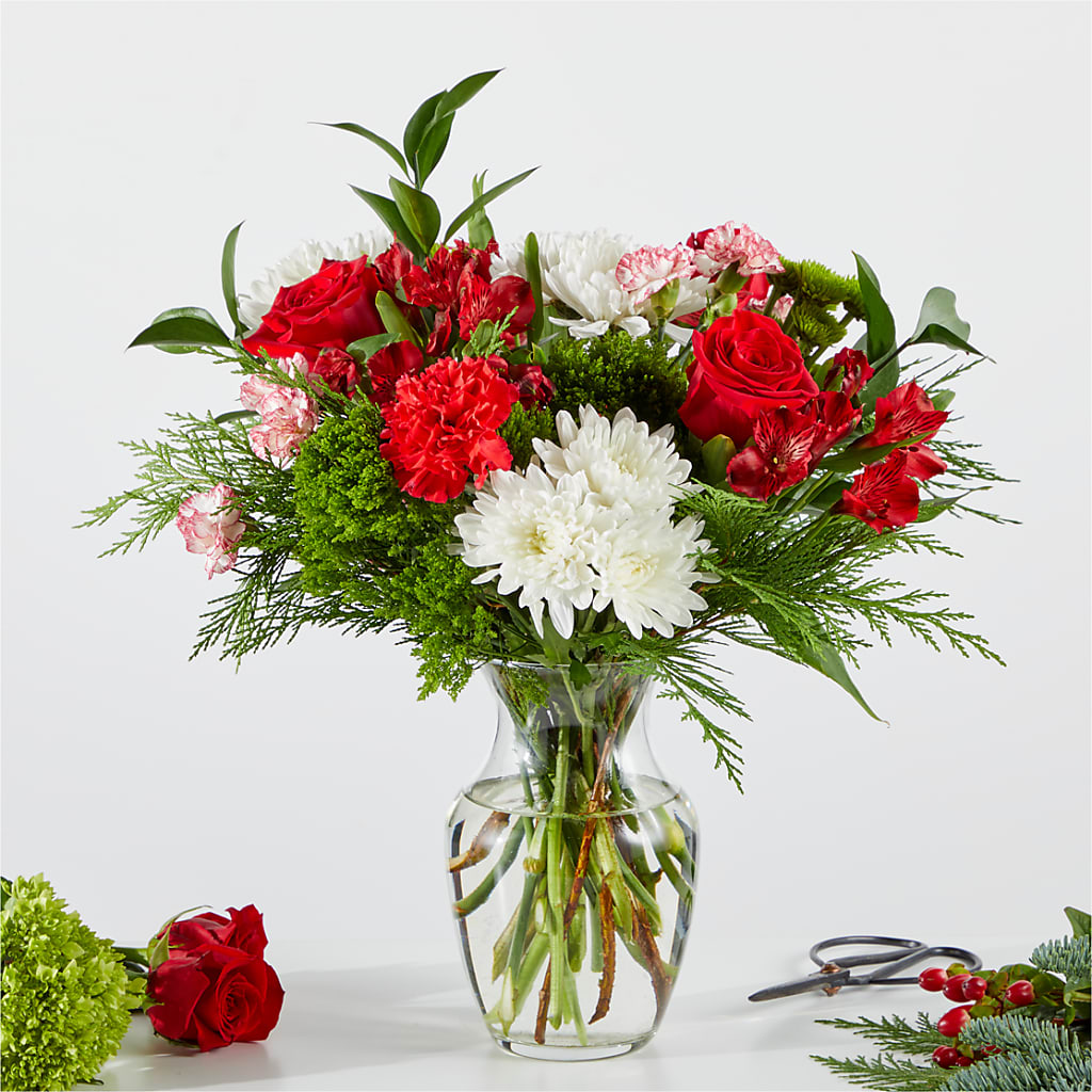 Merry Moment Bouquet – A Florist Original – Loop Flower Studio, Chicago IL