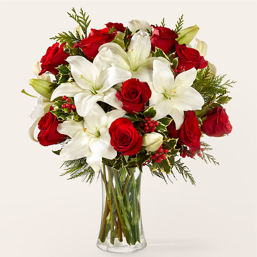 Sparkling Snowflakes Bouquet – Loop Flower Studio, Chicago IL