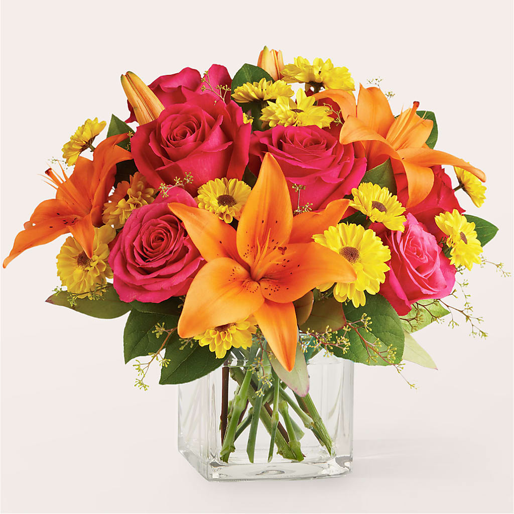 Neon Lights Bouquet – Loop Flower Studio, Chicago IL