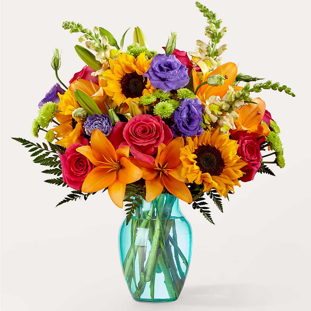 Double Rainbow Bouquet – Loop Flower Studio, Chicago IL