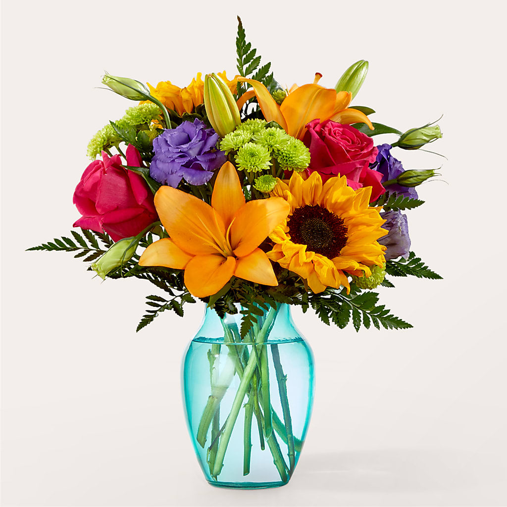 Double Rainbow Bouquet – Loop Flower Studio, Chicago IL