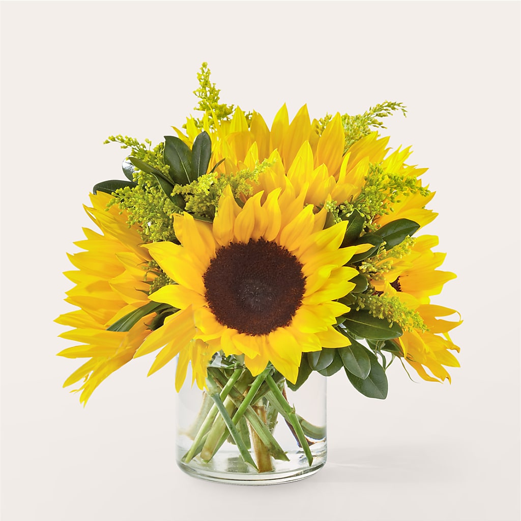 Beaming Sunflower Bouquet – Loop Flower Studio, Chicago IL