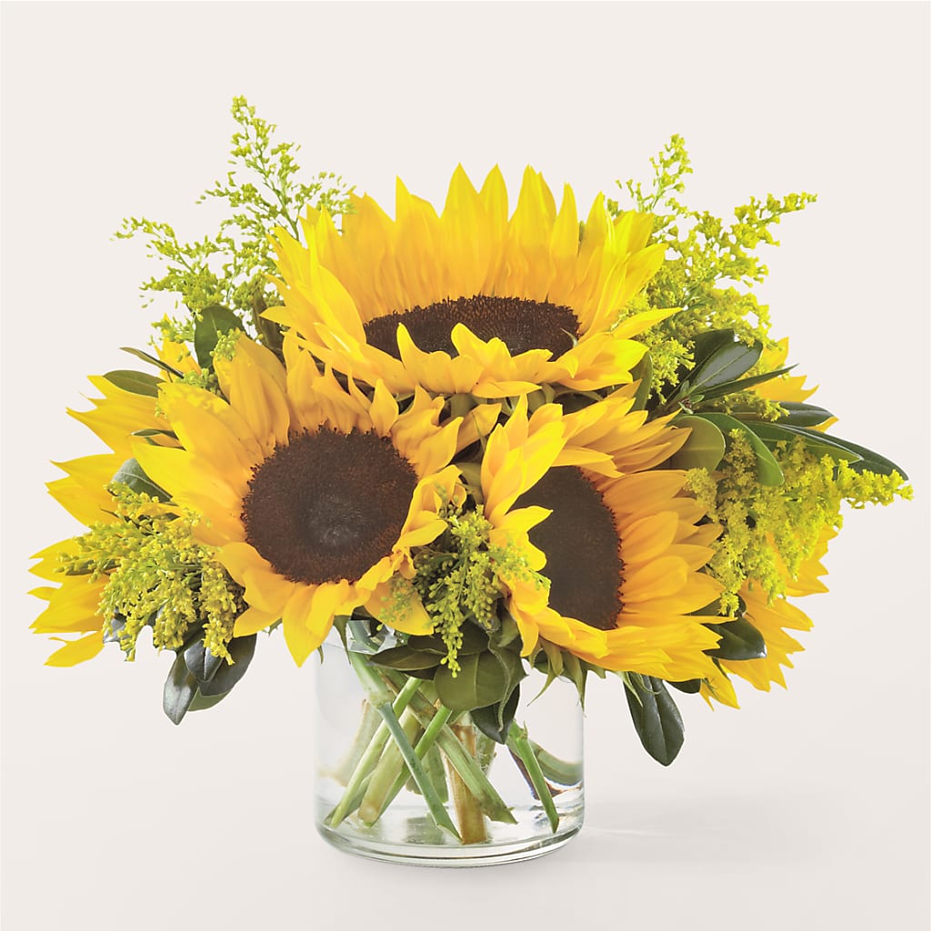Beaming Sunflower Bouquet – Loop Flower Studio, Chicago IL