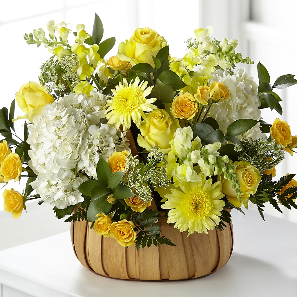 Rustic Remembrance Basket – Loop Flower Studio, Chicago IL