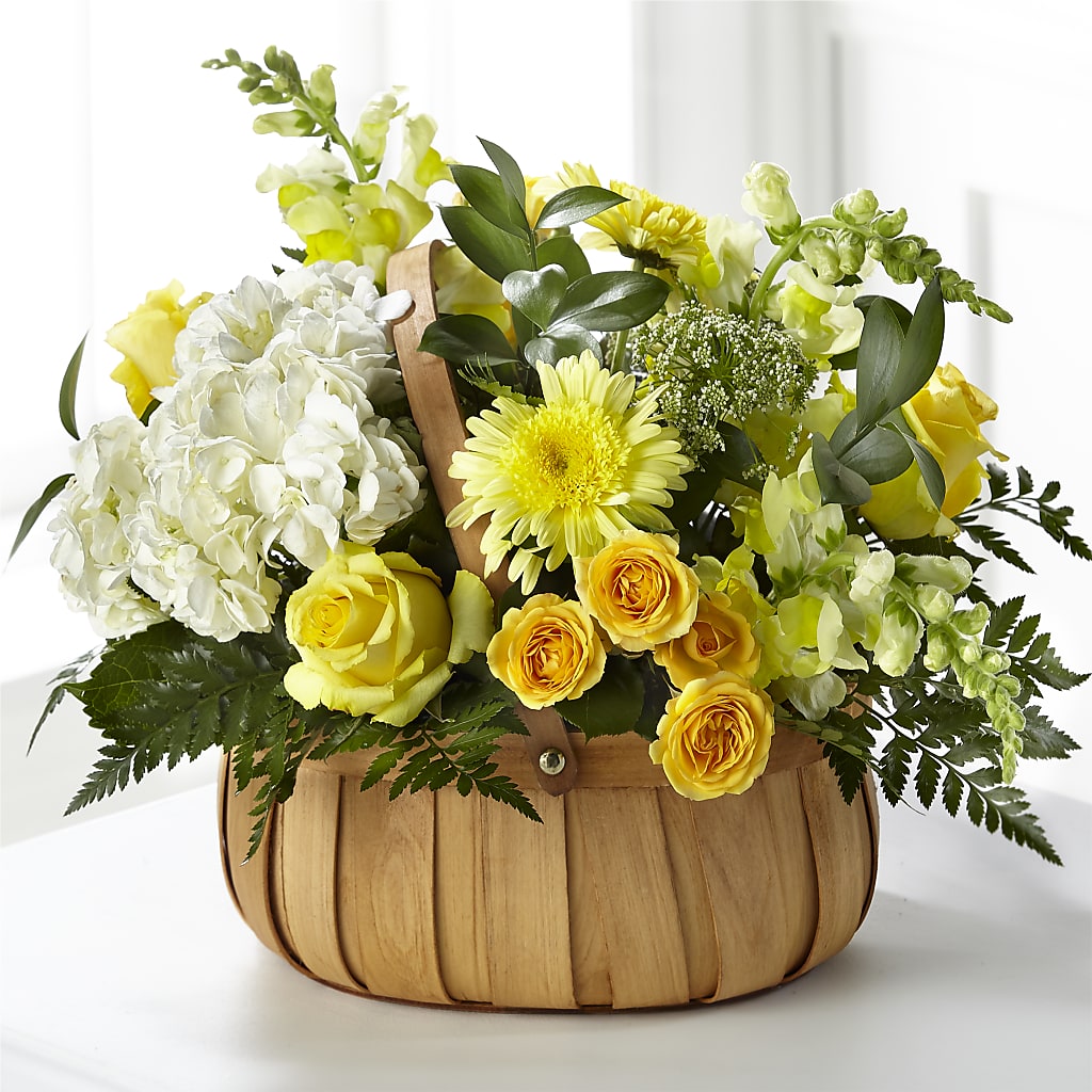 Rustic Remembrance Basket – Loop Flower Studio, Chicago IL