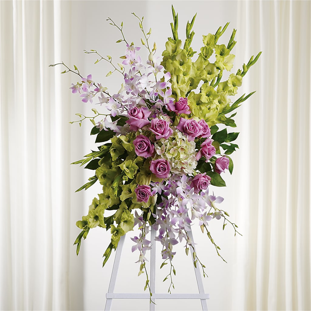 Lasting Legacy Standing Spray – Loop Flower Studio, Chicago IL