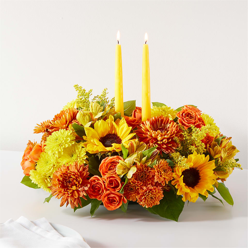 Autumn Harmony Centerpiece – Loop Flower Studio, Chicago IL