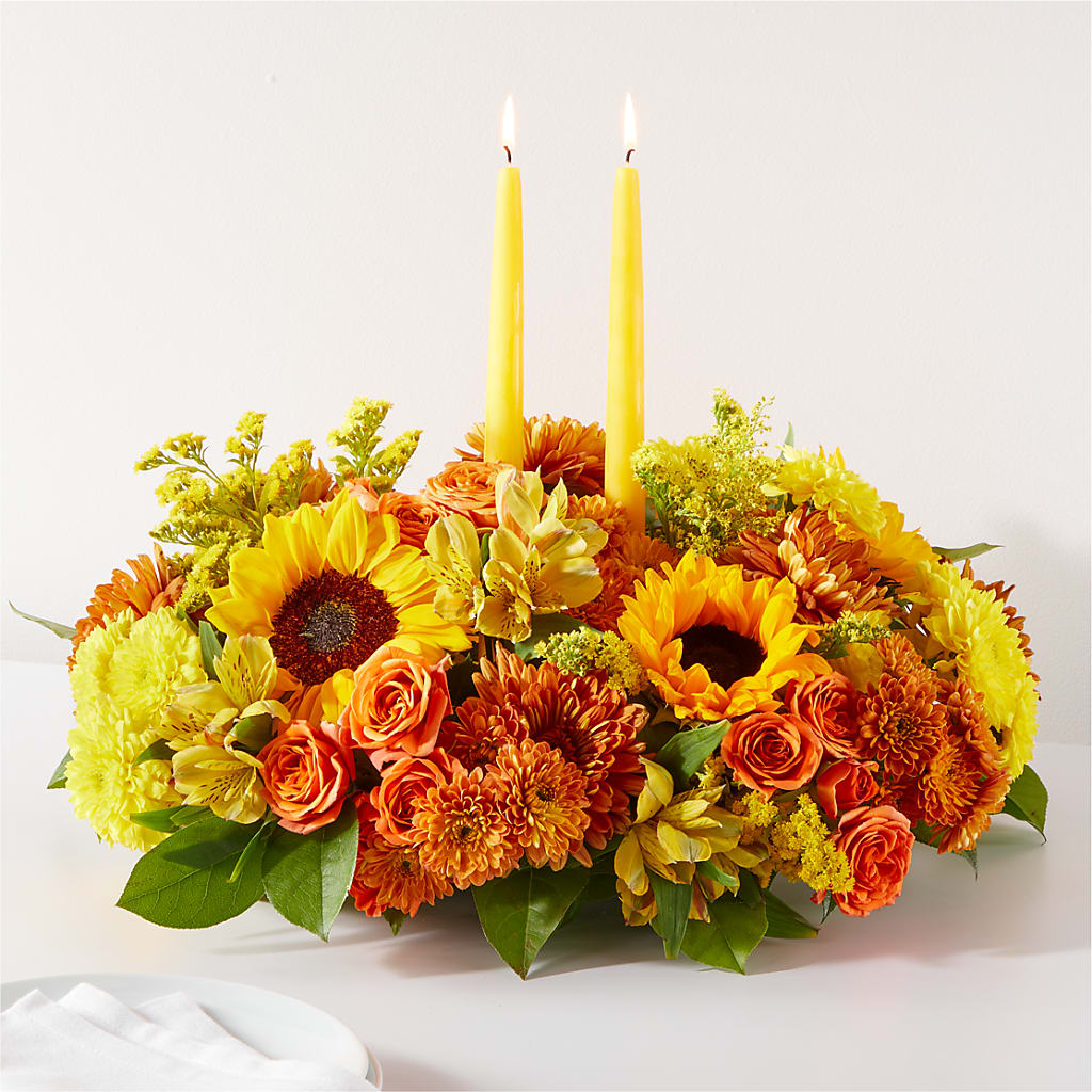 Autumn Harmony Centerpiece – Loop Flower Studio, Chicago IL