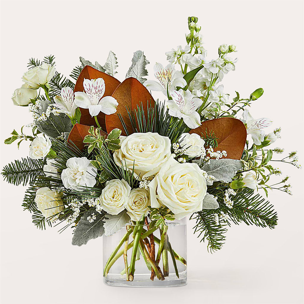 Fresh Snowfall Bouquet – Loop Flower Studio, Chicago IL