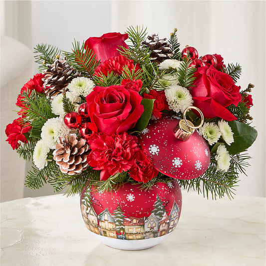 Christmas Carols Ornament –  Loop Flower Studio, Chicago IL