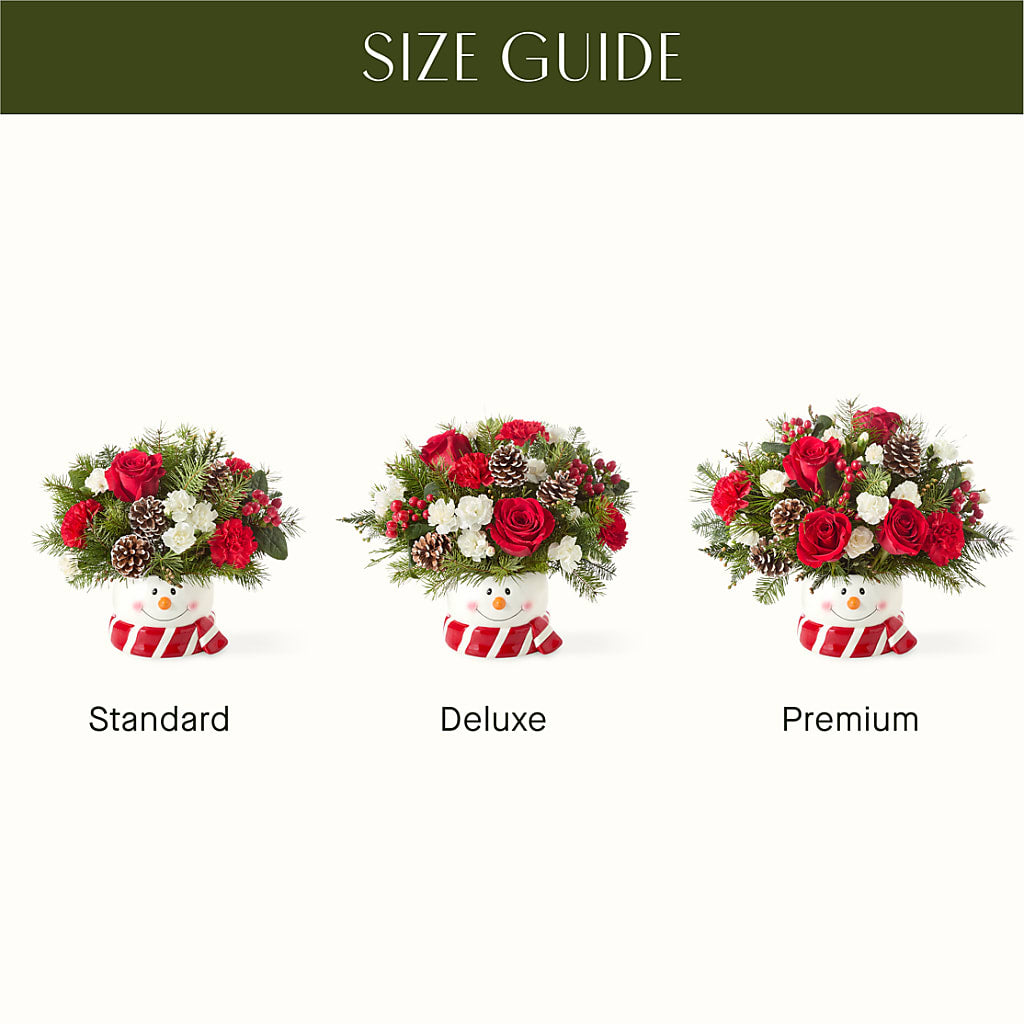 Jolly Snowman Bouquet –  Loop Flower Studio, Chicago IL