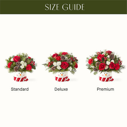 Jolly Snowman Bouquet –  Loop Flower Studio, Chicago IL