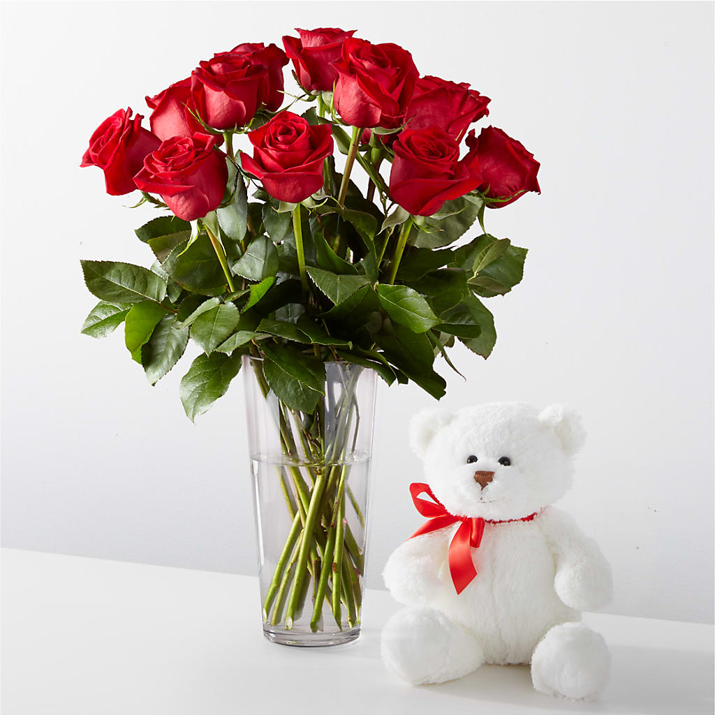 Romantic Long Stem Red Rose Bouquet Bundles –  Loop Flower Studio, Chicago IL