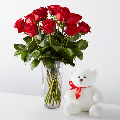 Romantic Long Stem Red Rose Bouquet Bundles –  Loop Flower Studio, Chicago IL