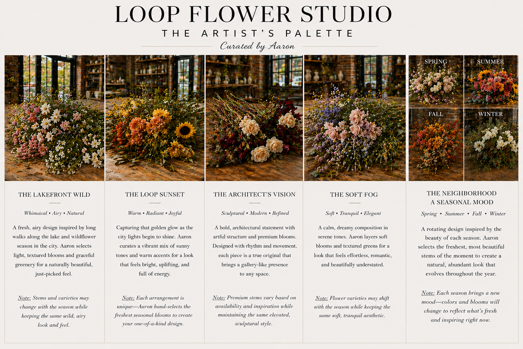 Chicago Florist | Same Day Flower Delivery by Loop Flower Studio