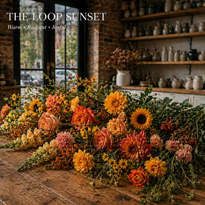 The Loop Sunset –  Loop Flower Studio, Chicago IL