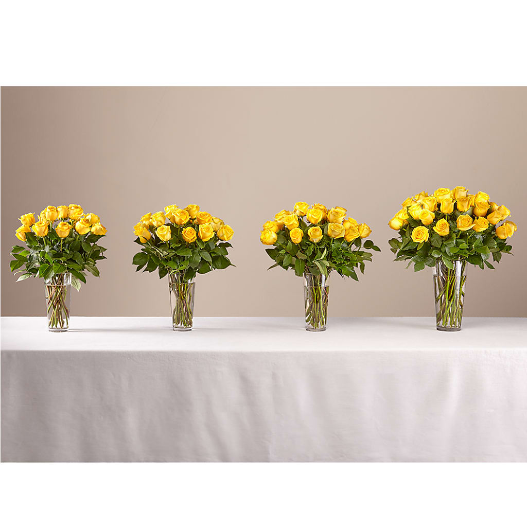 Long Stem Yellow Rose Bouquet –  Loop Flower Studio, Chicago IL