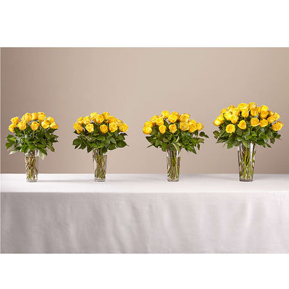 Long Stem Yellow Rose Bouquet –  Loop Flower Studio, Chicago IL