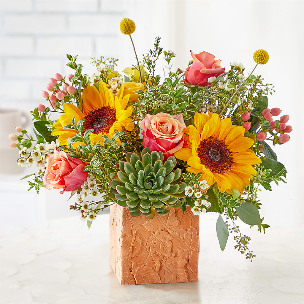 Sunflower Season Bouquet –  Loop Flower Studio, Chicago IL