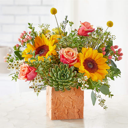 Sunflower Season Bouquet –  Loop Flower Studio, Chicago IL