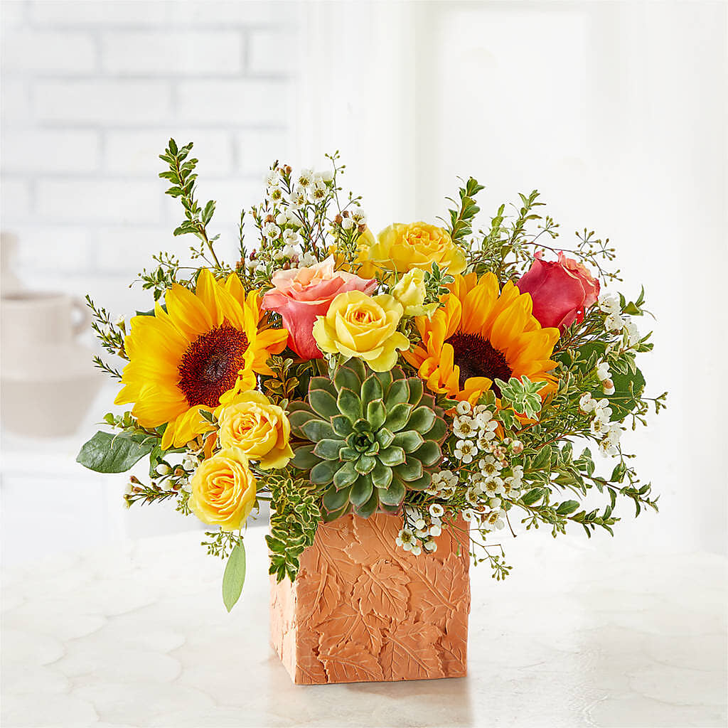 Sunflower Season Bouquet –  Loop Flower Studio, Chicago IL