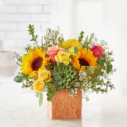 Sunflower Season Bouquet –  Loop Flower Studio, Chicago IL
