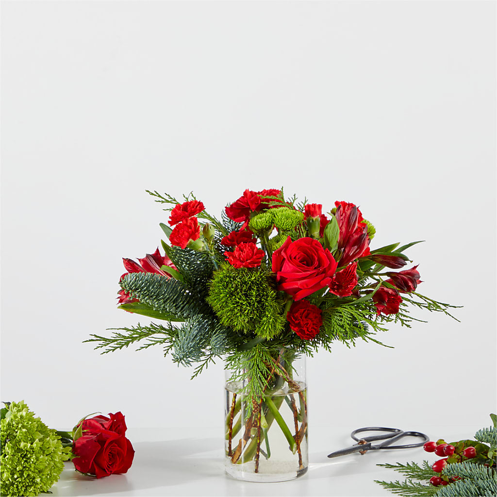 Merry Moment Bouquet – A Florist Original –  Loop Flower Studio, Chicago IL