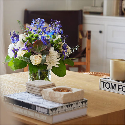 Cerulean Waves Bouquet –  Loop Flower Studio, Chicago IL