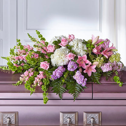 Life's Gratitude Casket Spray –  Loop Flower Studio, Chicago IL