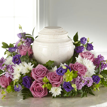 Blooming Sympathy Cremation Adornment –  Loop Flower Studio, Chicago IL