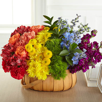Prideful Basket –  Loop Flower Studio, Chicago IL