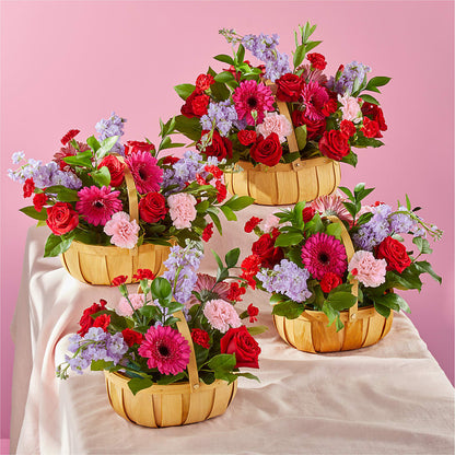 Pink Picnic Basket –  Loop Flower Studio, Chicago IL
