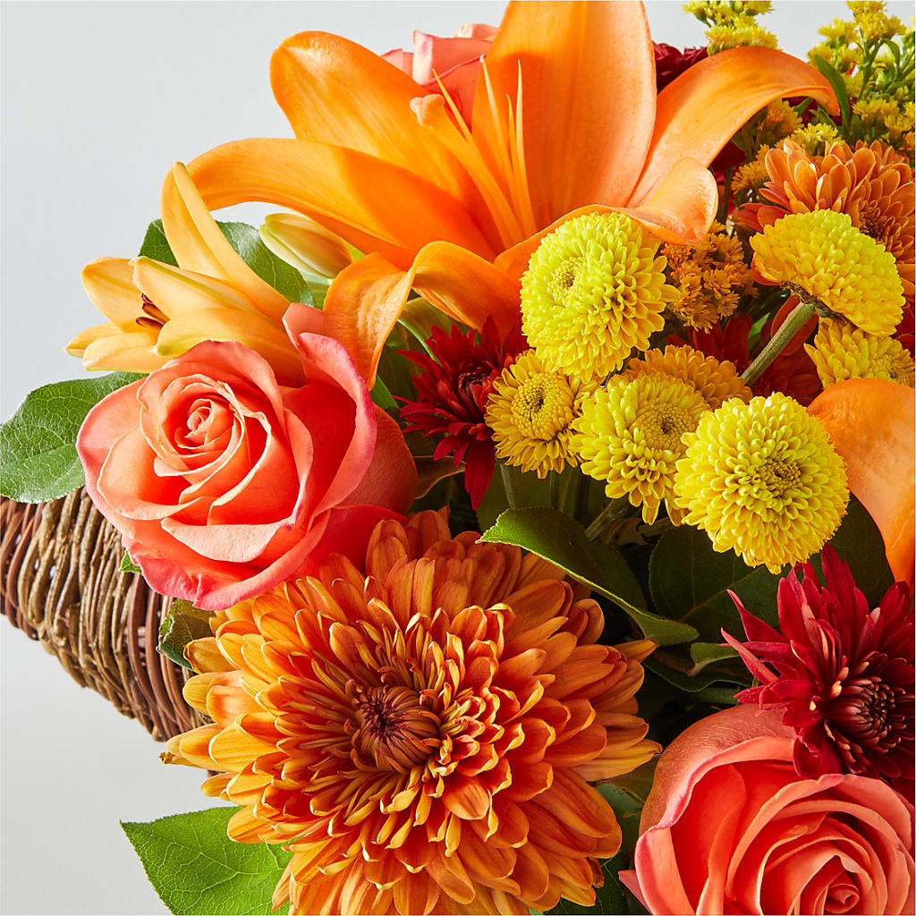 Bouquet of Blessings Cornucopia –  Loop Flower Studio, Chicago IL