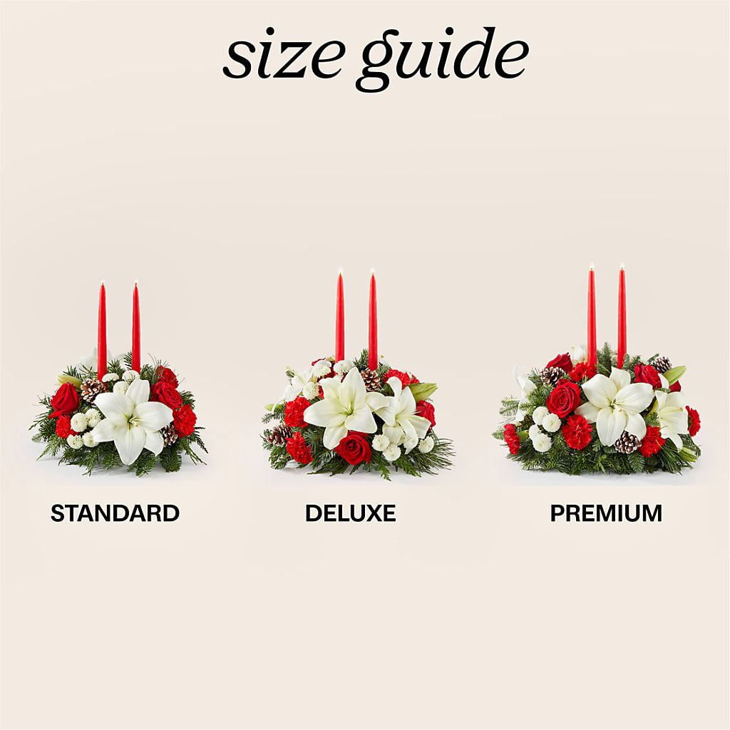 Seasonal Festivities Centerpiece –  Loop Flower Studio, Chicago IL