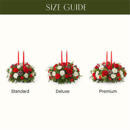 Holiday Soiree Centerpiece –  Loop Flower Studio, Chicago IL