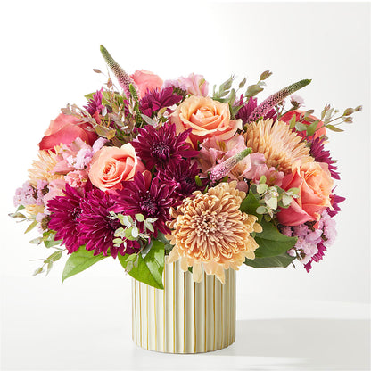 Berry Cobbler Bouquet with Ivory Vase –  Loop Flower Studio, Chicago IL