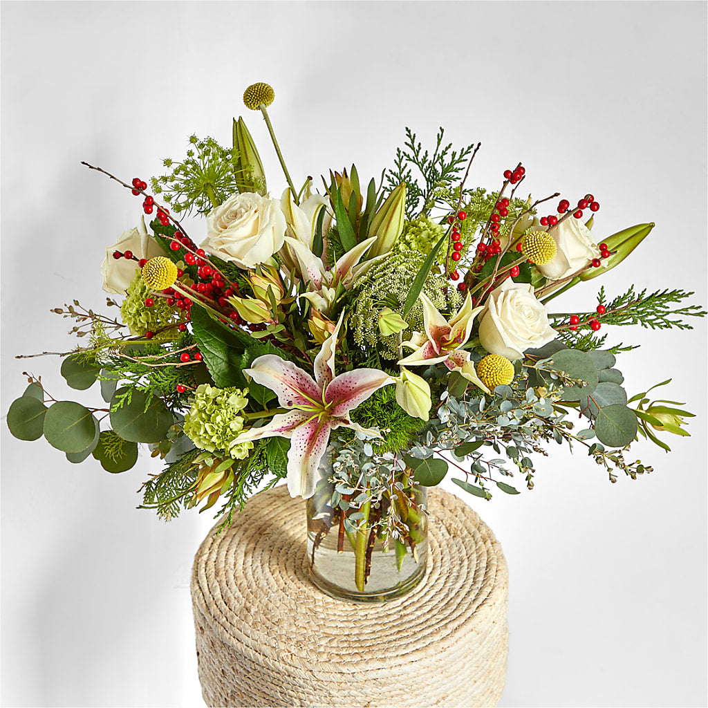 Berry & Bright Bouquet –  Loop Flower Studio, Chicago IL