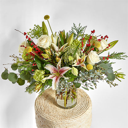 Berry & Bright Bouquet –  Loop Flower Studio, Chicago IL