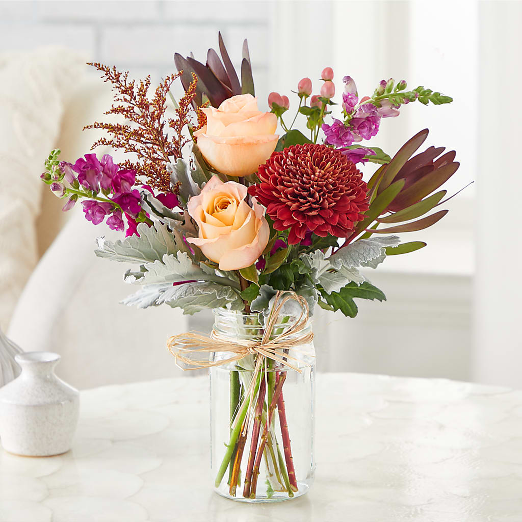 Moody Hues Bouquet –  Loop Flower Studio, Chicago IL