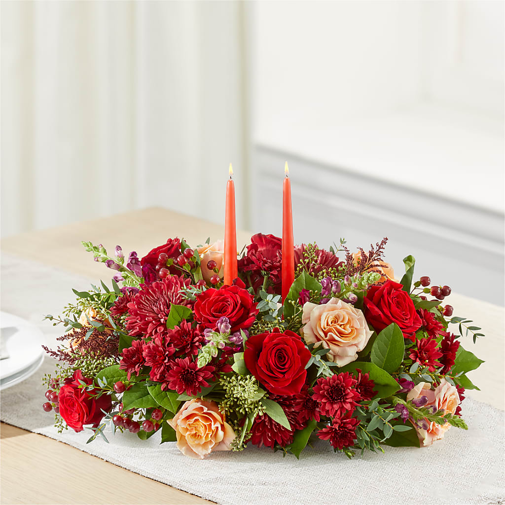 Most Thankful Centerpiece –  Loop Flower Studio, Chicago IL