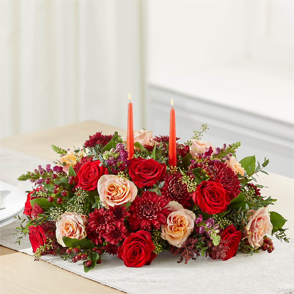 Most Thankful Centerpiece –  Loop Flower Studio, Chicago IL