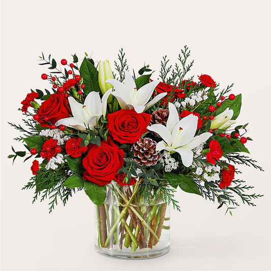 Best in Snow Bouquet –  Loop Flower Studio, Chicago IL