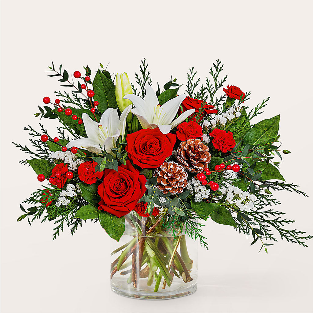 Best in Snow Bouquet –  Loop Flower Studio, Chicago IL