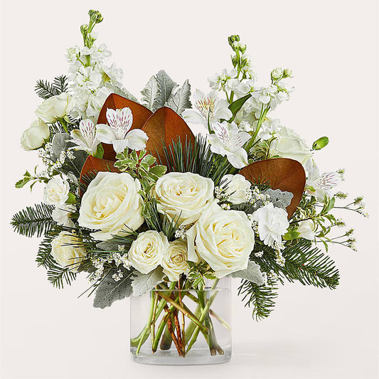Fresh Snowfall Bouquet –  Loop Flower Studio, Chicago IL