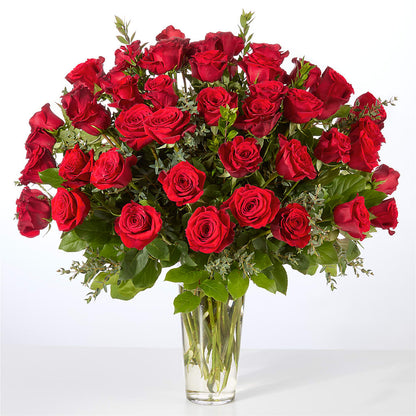 Forever Yours Fifty Stem Red Rose Bouquet –  Loop Flower Studio, Chicago IL